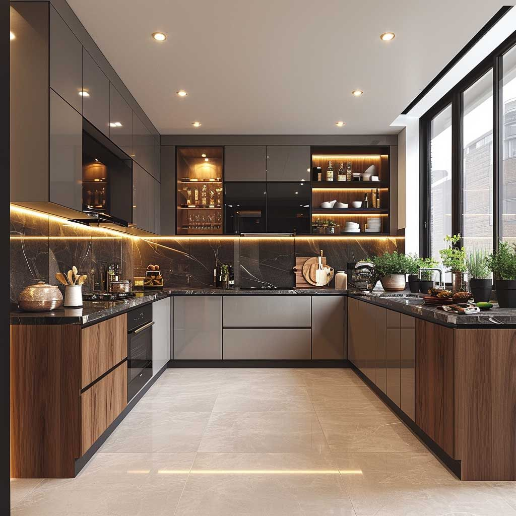 Discover The Charm Of L Shaped Kitchens In Modern Design • 333+ Images ... intended for