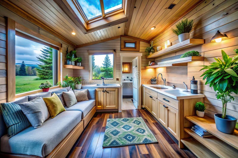Dreamy Tiny House Interior Design Maximizing Space And Style In A ... pertaining to Maximizing Style and Functionality in Tiny House Interiors