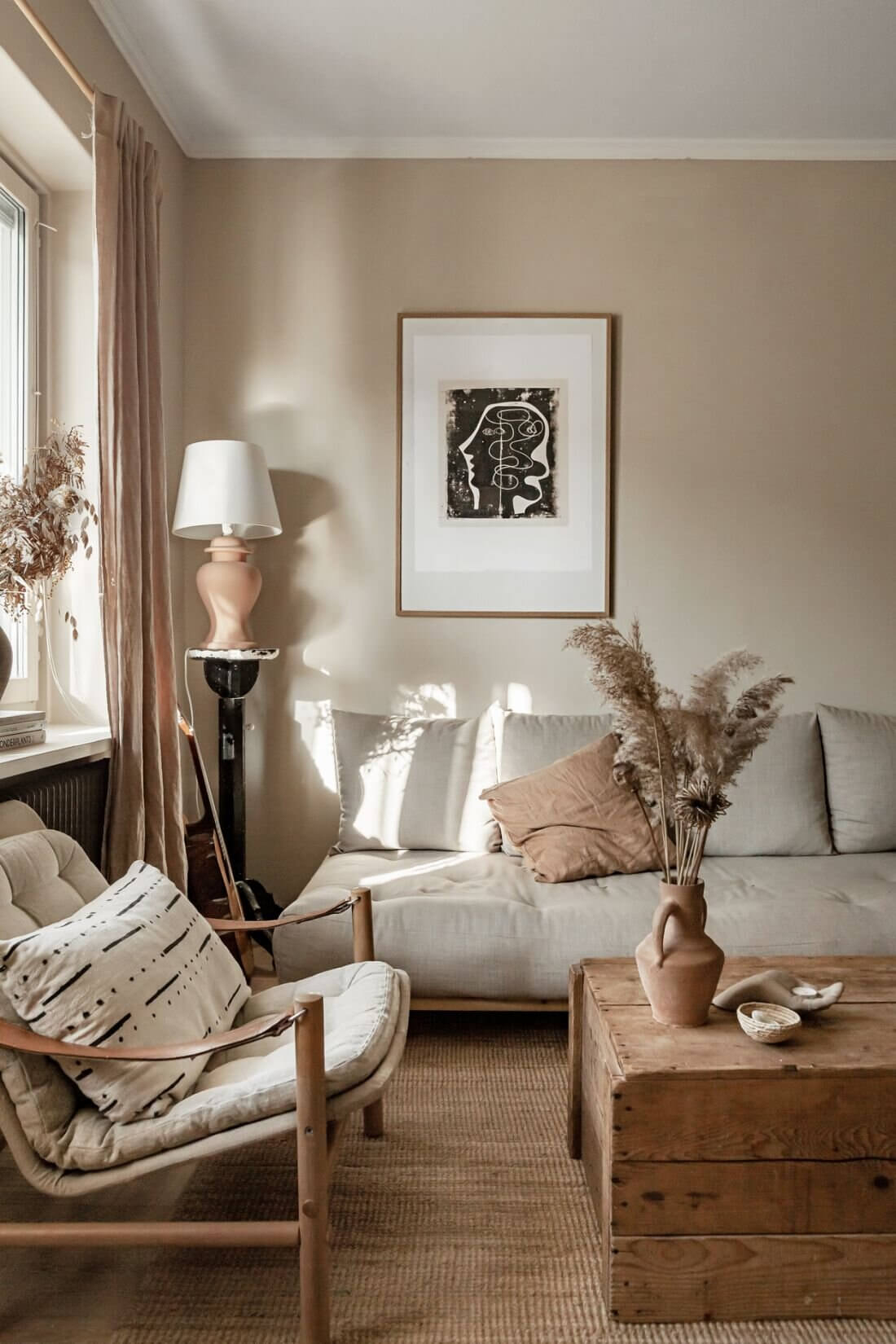 Earthy Tones And Natural Materials In A Scandi Apartment - The Nordroom regarding