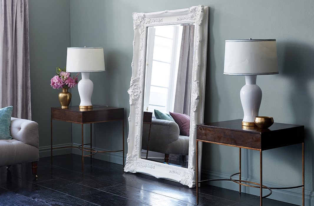 The Art of the Floor Mirror How to Brighten and Expand Your Living Space