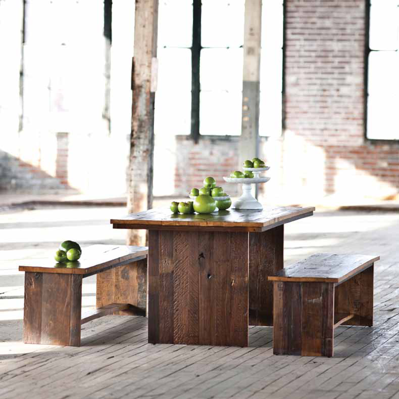 Choosing an Environmentally Conscious Old Wood Dining Table