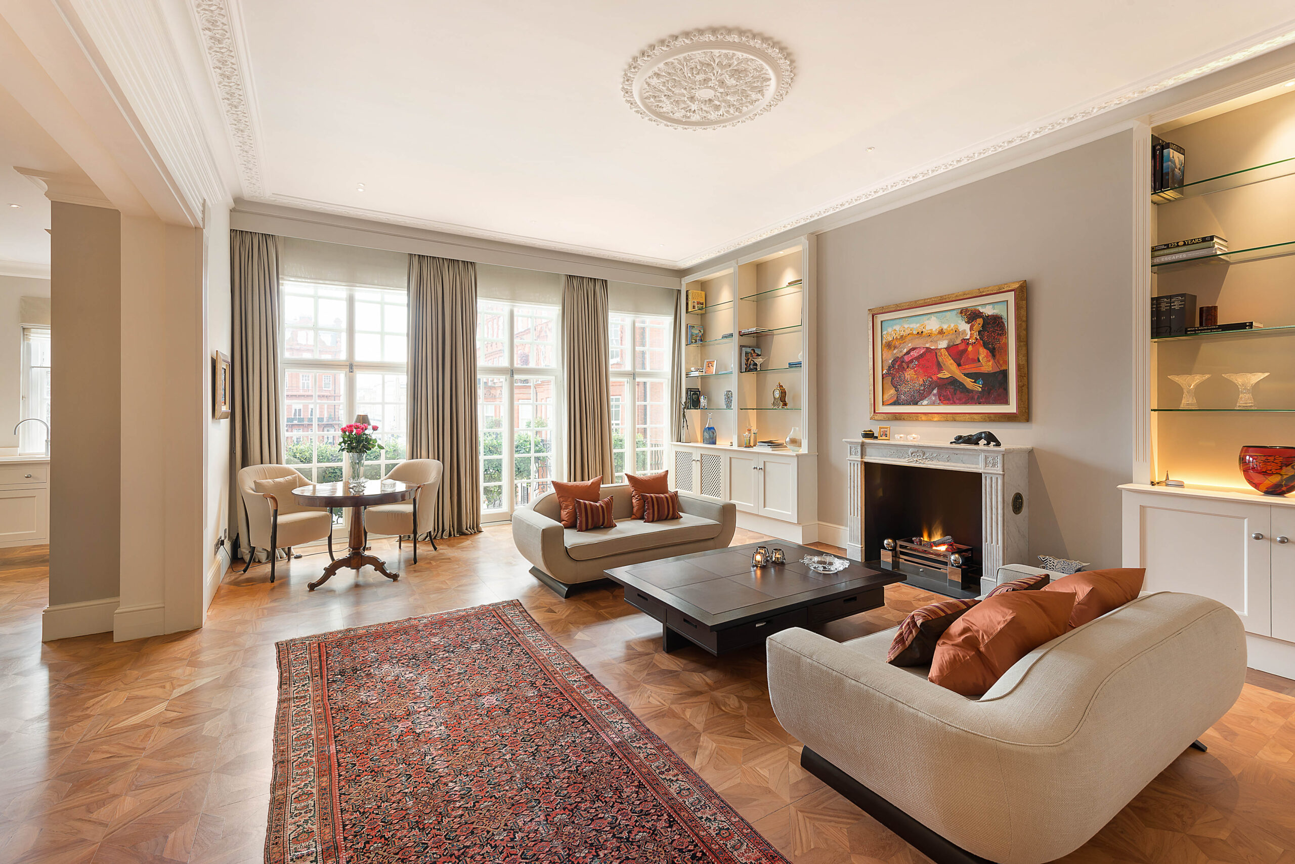 Elegant Two-Bedroom Apartment In London Knightsbridge – Avani Interior ... with Transform Your Two-Bedroom Living Space on Any Budget