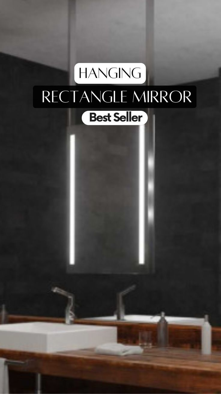 Elevate Your Bathroom Design With Our Hanging Mirror Collections! Usa ... throughout