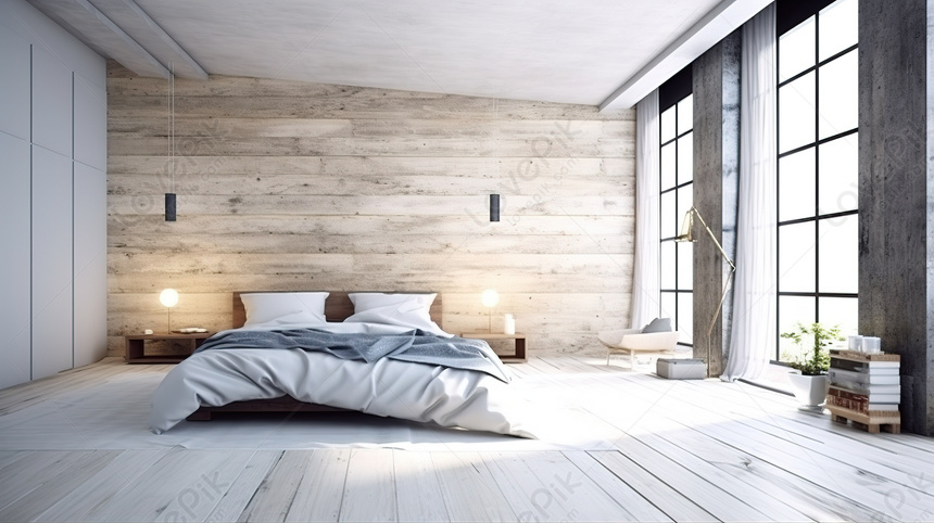 Elevate Your Bedroom With Stunning 3D Renderings In Loft Style, Bedroom ... inside