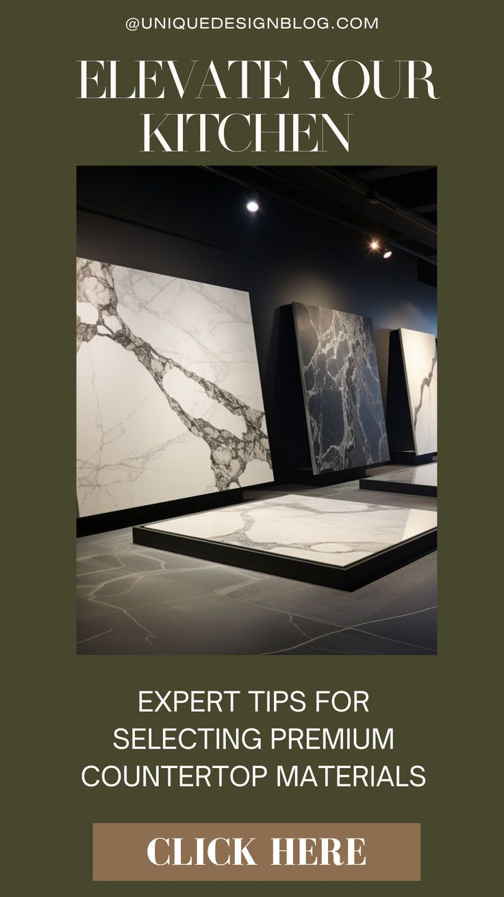 Elevate Your Kitchen: Tips For Selecting Countertop Materials ... in