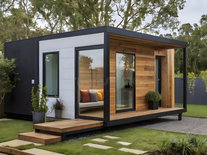 Embracing Ingenious Design In Compact Living Spaces Stock Image - Image ... for
