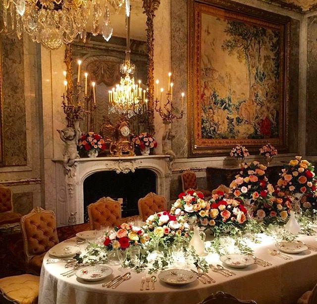 English Interior, English Decor, French Interior, French Decor, Dinning ... with