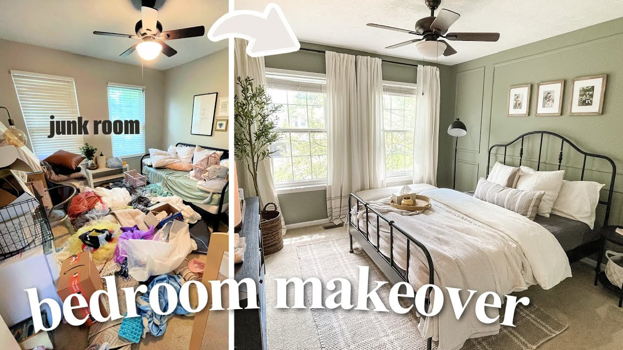 Extreme Bedroom Makeover | Full Bedroom Transformation 2022 - Youtube within