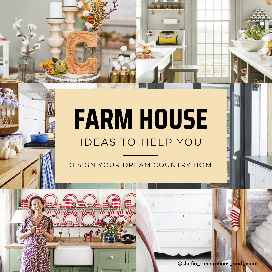 Farmhouse Decor Ideas To Help You Design Your Dream Country Home! Here ... within The Art of Rustic Simplicity Designing Your Dream Country Home