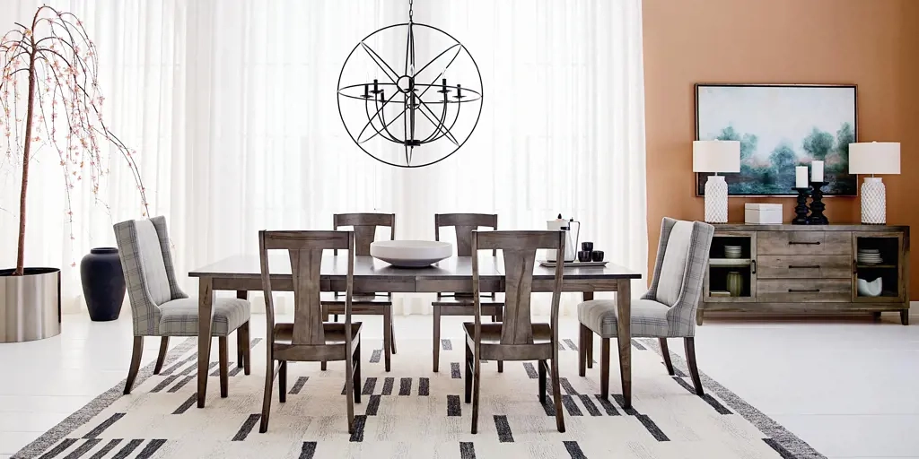 Finding The Perfect Dining Room Table Size For Six People | Shunshelter intended for