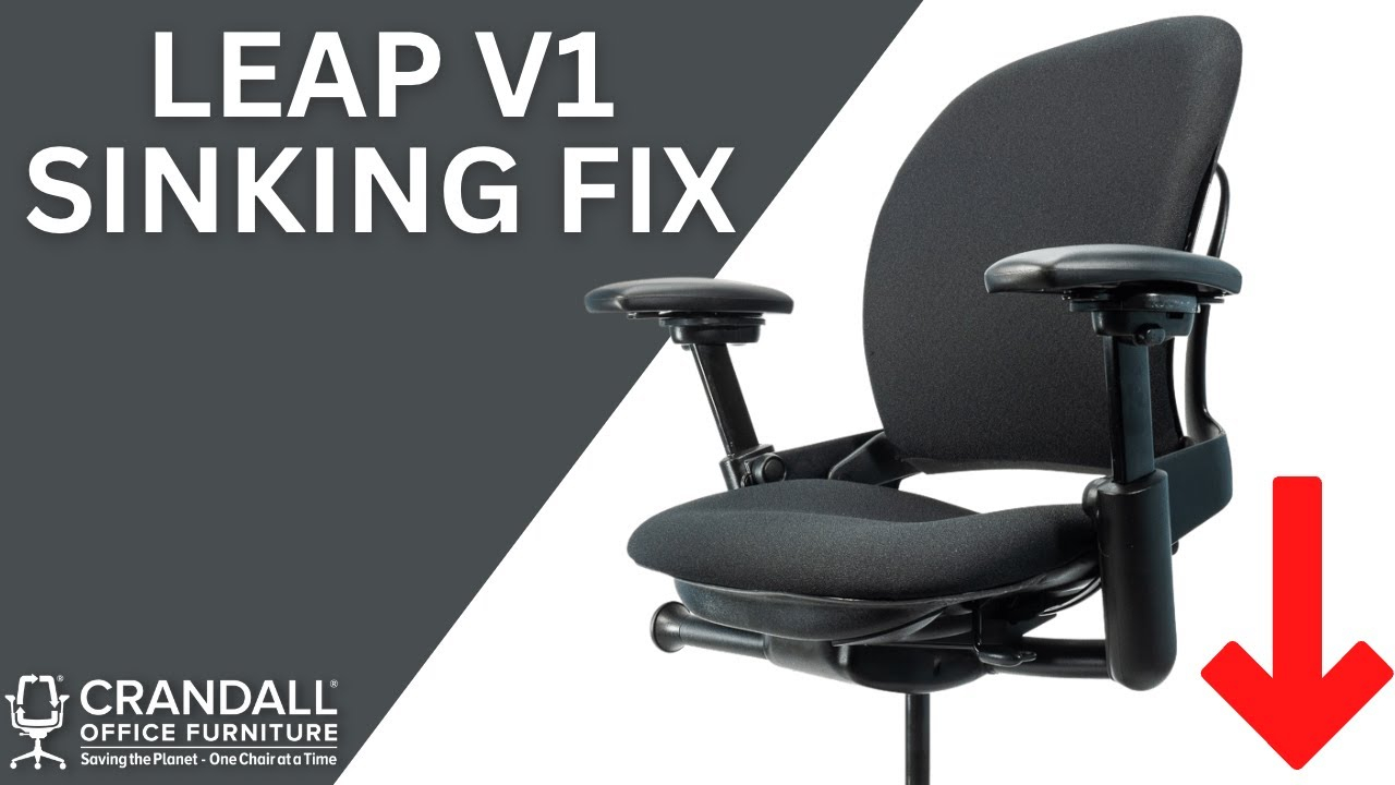 Fix Your Sinking Steelcase 462 V1 Leap Chair - Gas Cylinder Set Screw ... with When Your Office Chair Sinks How to Tackle Gas Cylinder Issues
