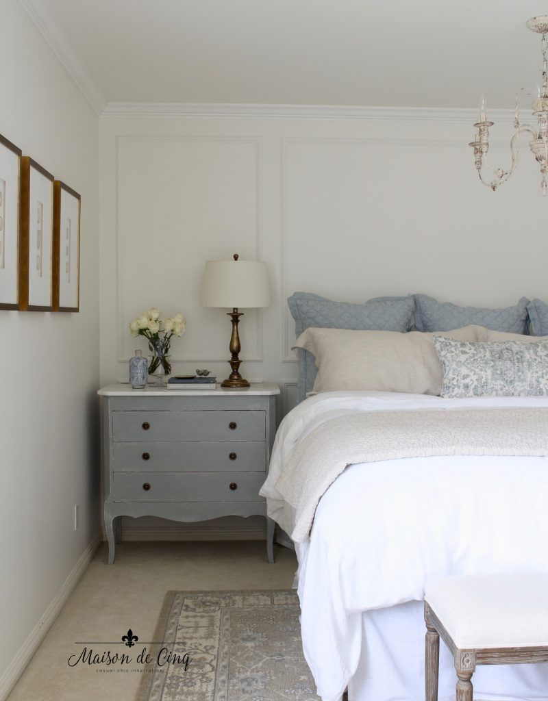 French Inspired Master Bedroom Makeover-One Room Challenge Reveal ... in From Drab to Dreamy New Bedroom Makeover Secrets