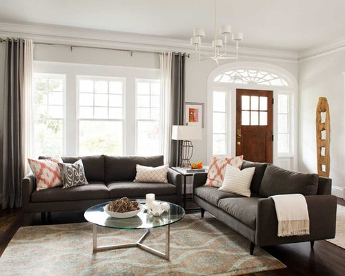 Front Door Opening Into Living Room | Houzz in Transform Your Front Room With These Inspiring Design Ideas