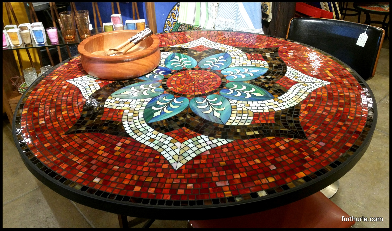 Furthur Wholesale Mosaic Dining Tables intended for