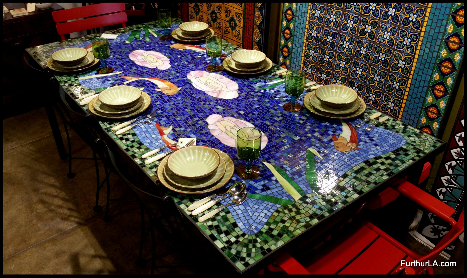 Furthur Wholesale Mosaic Dining Tables pertaining to