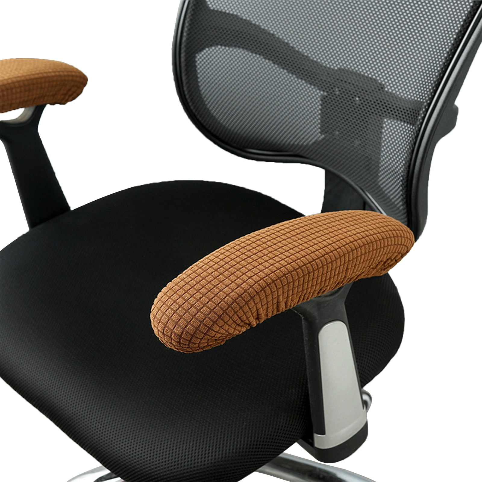 Gaming Chair Arm Cushions Pads Office Chair Arm Covers Stretchable ... regarding From Worn Out to Wonderful Enhancing Office Chairs with Arm Covers