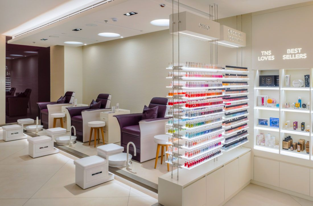 Gdm Interiors Gives An Understated Elegance To The Nail Spa In Dubai ... throughout