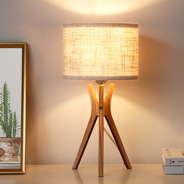 George Oliver Stiltner Solid Wood Table Lamp &amp;Amp; Reviews | Wayfair in