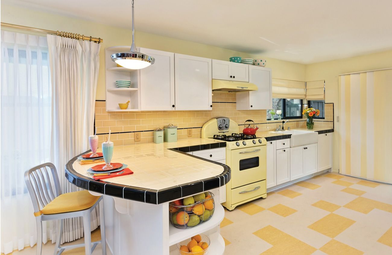 Get A Period Look Without Sacrificing Function And Modern Amenities ... with Achieving the Perfect Modern Vintage Kitchen Look You'll Love