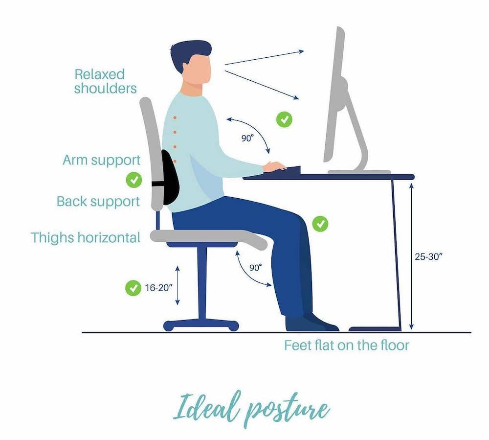 Get Extra Support With A Portable Lumbar Support For The Office Chair regarding