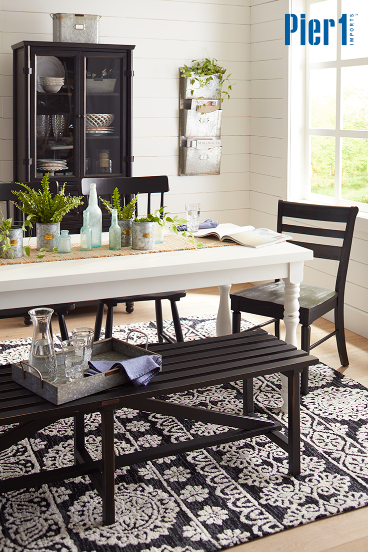 Give Your Dining Room A Charming Farmhouse Update With The Magnolia ... throughout