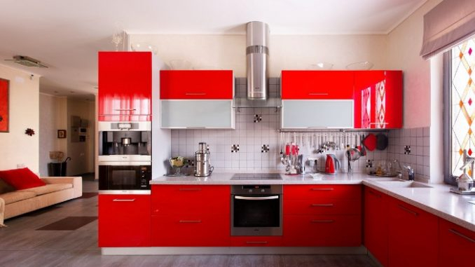 Give Your Kitchen A Make-Over: Inspirational Red Kitchen Design Ideas pertaining to