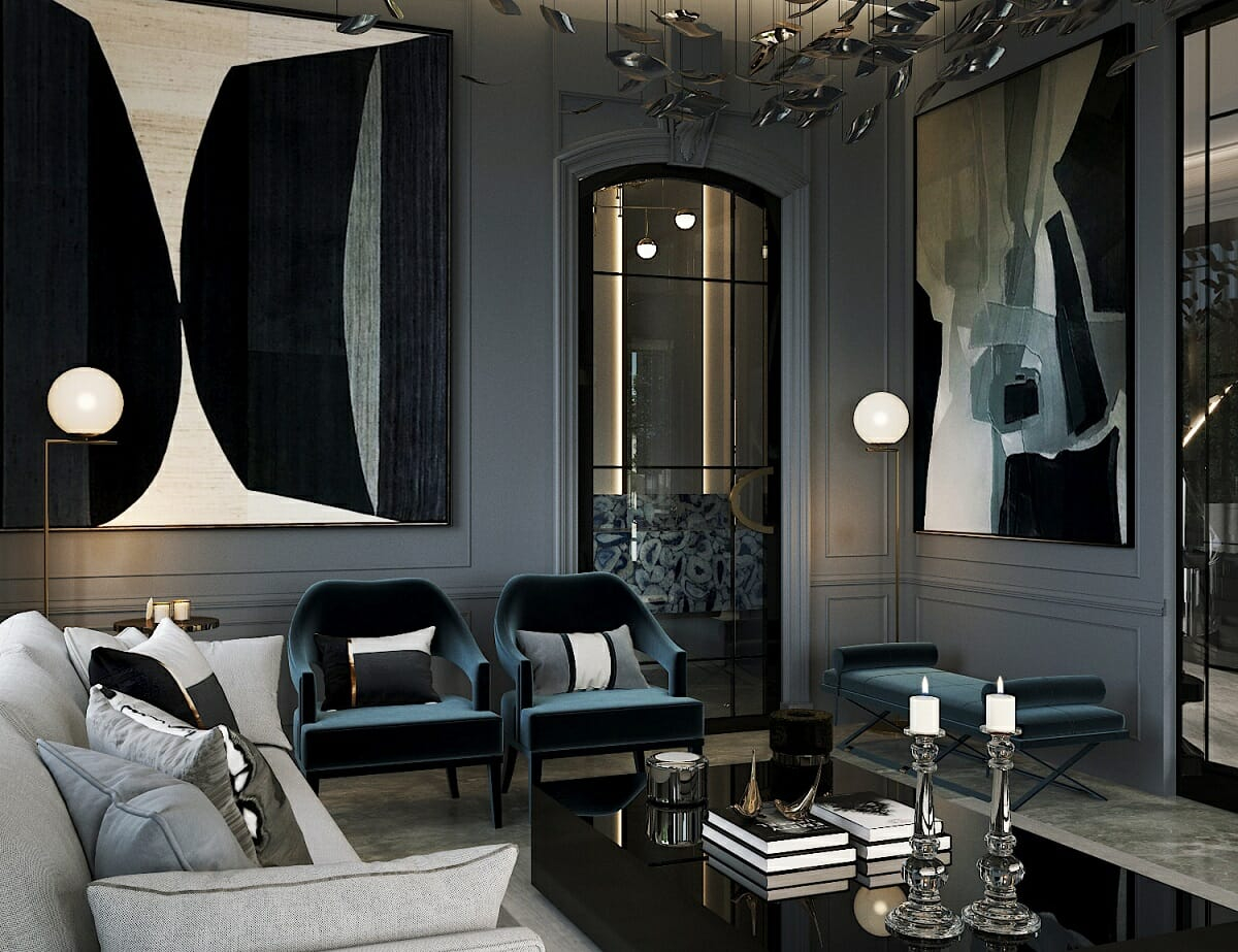 From Gloomy to Glamorous Transforming Your Space with Dark Hues