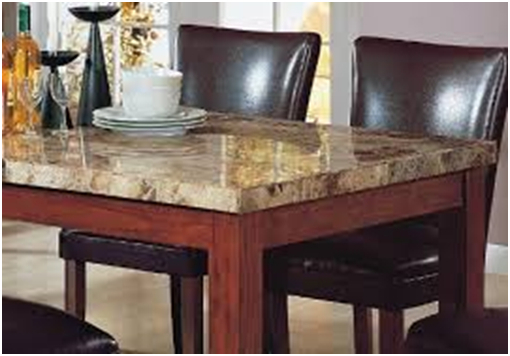 Granite Dining Room Tables throughout