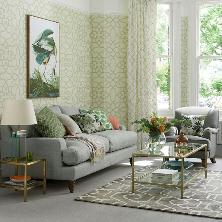 Transform Your Living Room with Invigorating Shades of Green