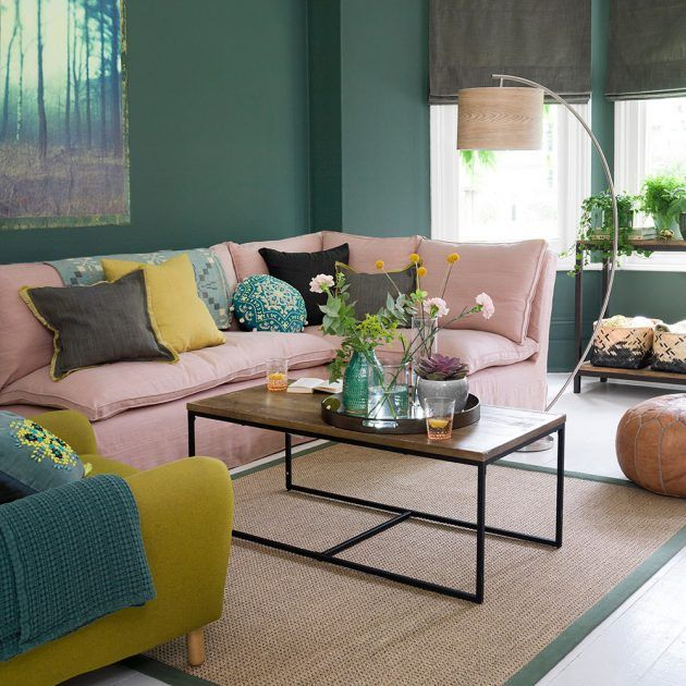 Green Living Room Ideas – Redecorate And Invigorate With The Colour Of ... within Transform Your Living Room with Invigorating Shades of Green