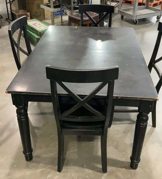 Hamilton &amp;Amp; Spill Furniture Dining Table With 4 Chairs - Hash Auctions with regard to