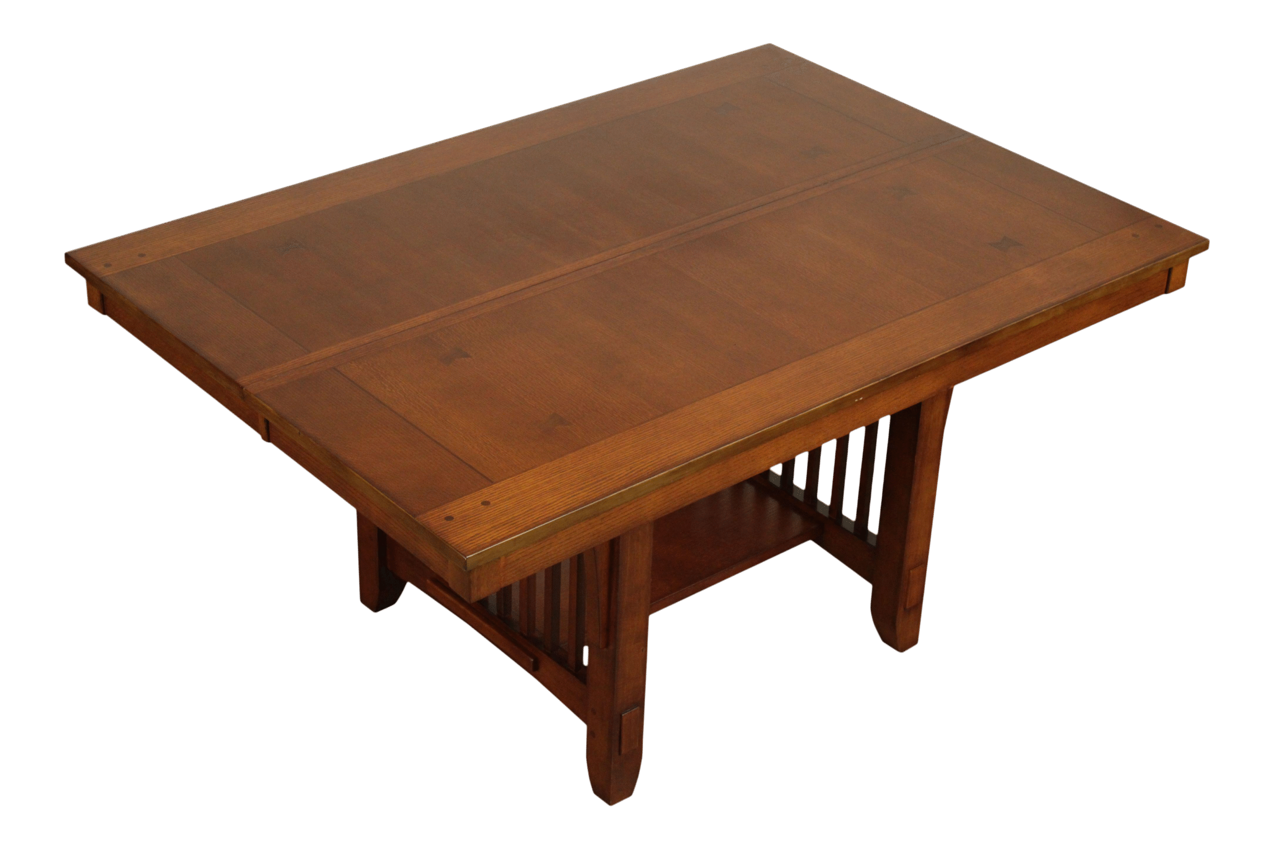 Hamilton &amp;Amp; Spill Mission Oak 60 Inch Square Oak Dining Table | Chairish within