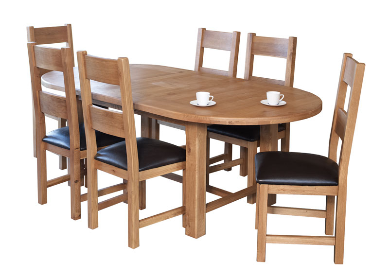 Hampshire Extending Oval Table 1800-2200Mm – Furniture Plus pertaining to
