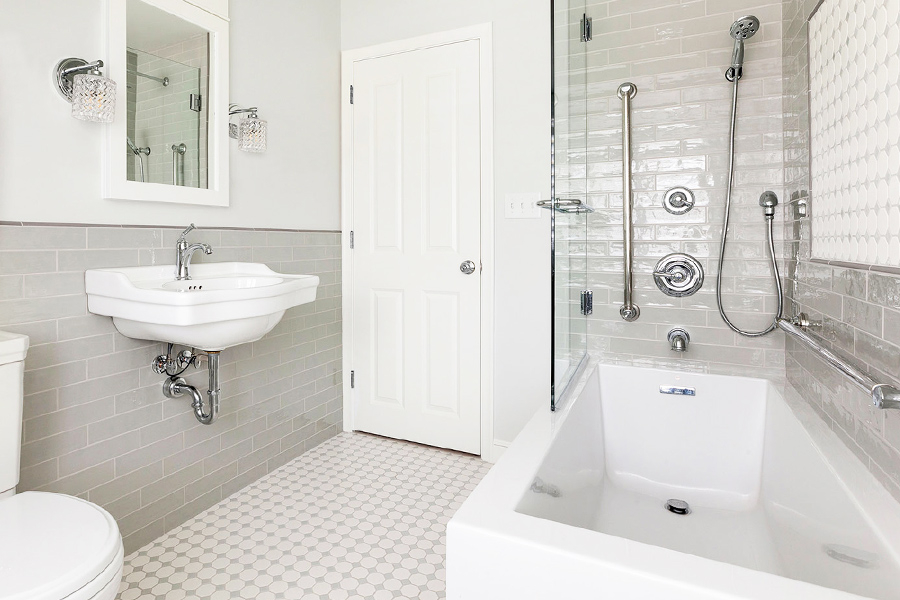 Handicap Bathroom Remodel - Metropolitan Bath &amp;Amp; Tile with