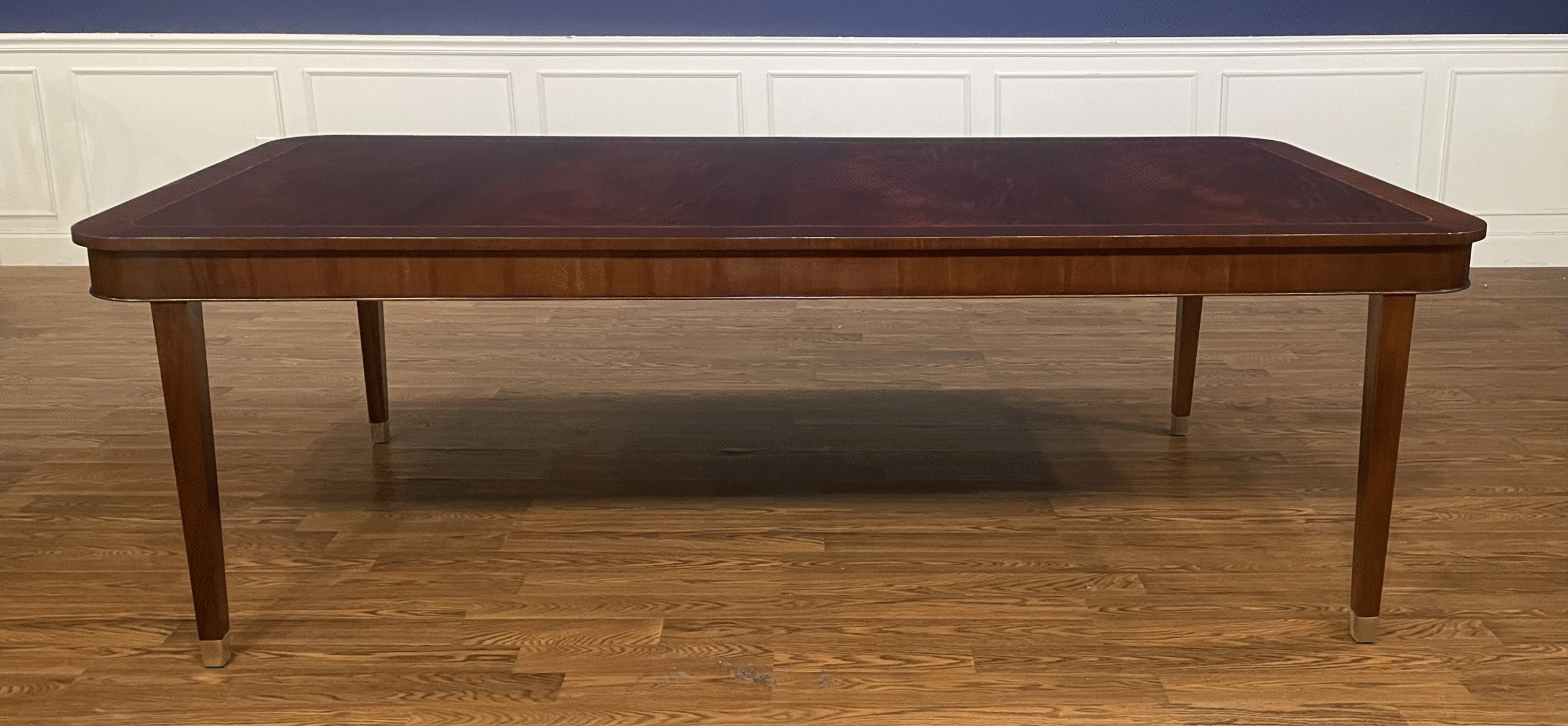 Hepplewhite Mahogany Dining Table By Leighton Hall - Made-To-Order ... throughout