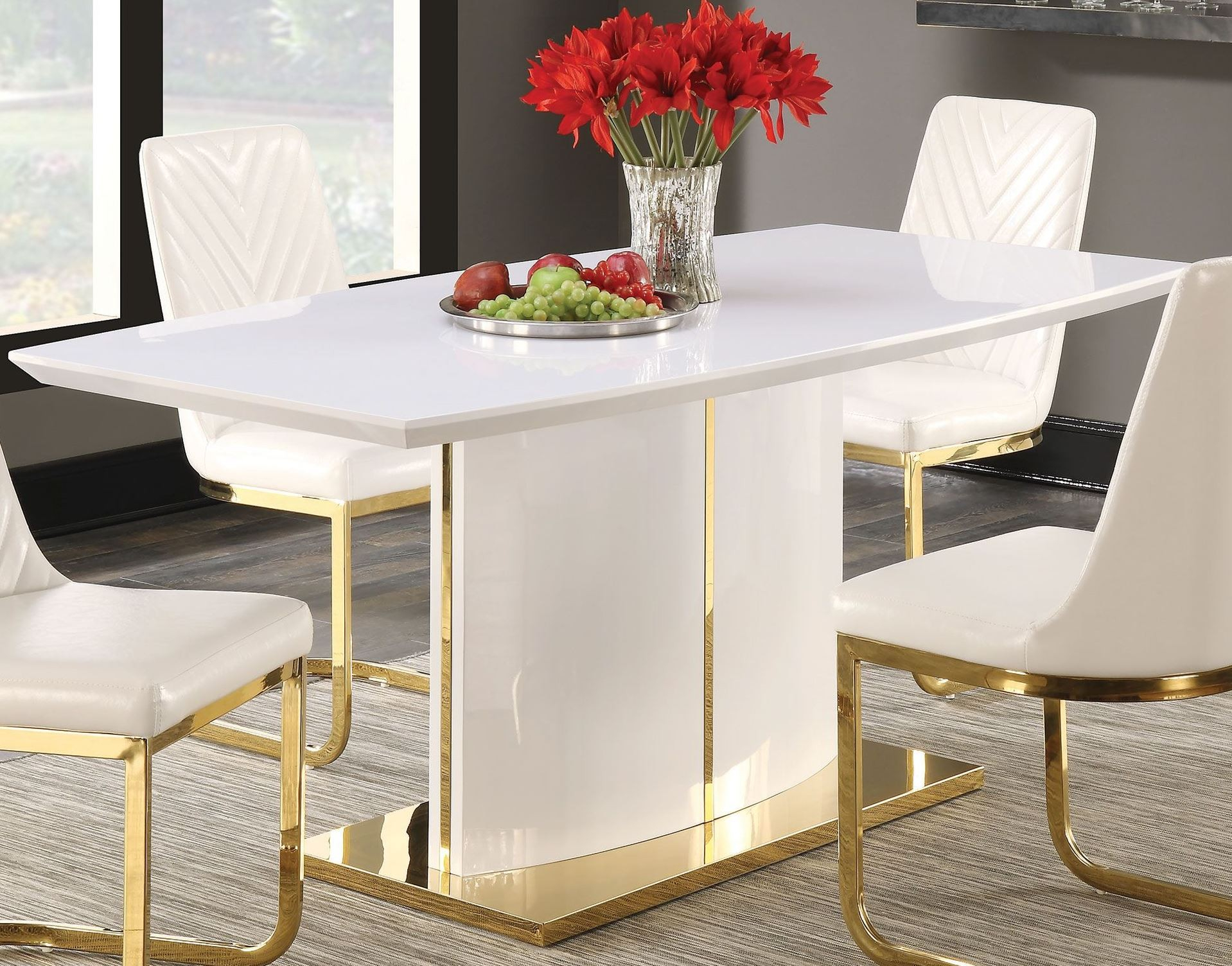 The Enduring Appeal of White High Gloss Dining Tables in Modern Homes