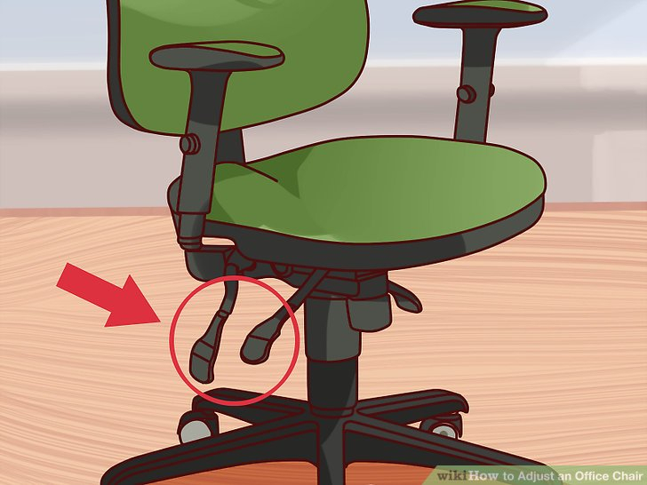 How To Adjust An Office Chair (With Pictures) - Wikihow regarding