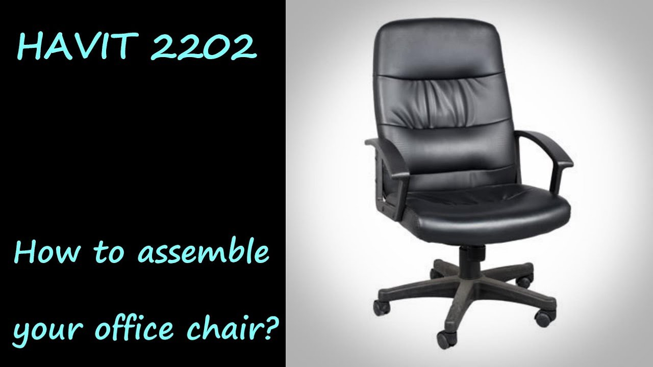 How To Assemble Your New Office Chair? - Youtube within
