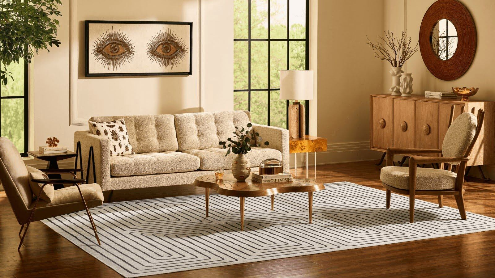 Your Living Room’s Foundation The Art of Selecting a Statement Rug