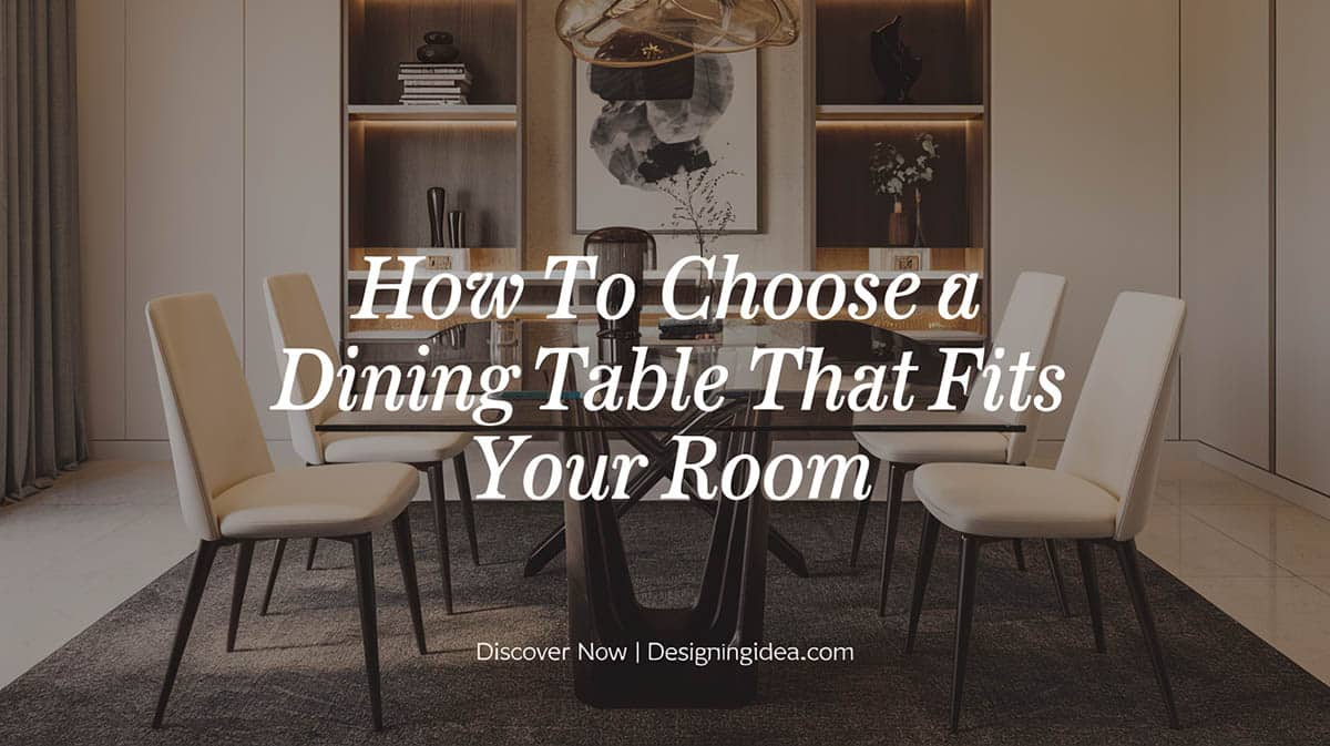 Beyond the Basics How to Select a Dining Table When Chairs Aren’t Included