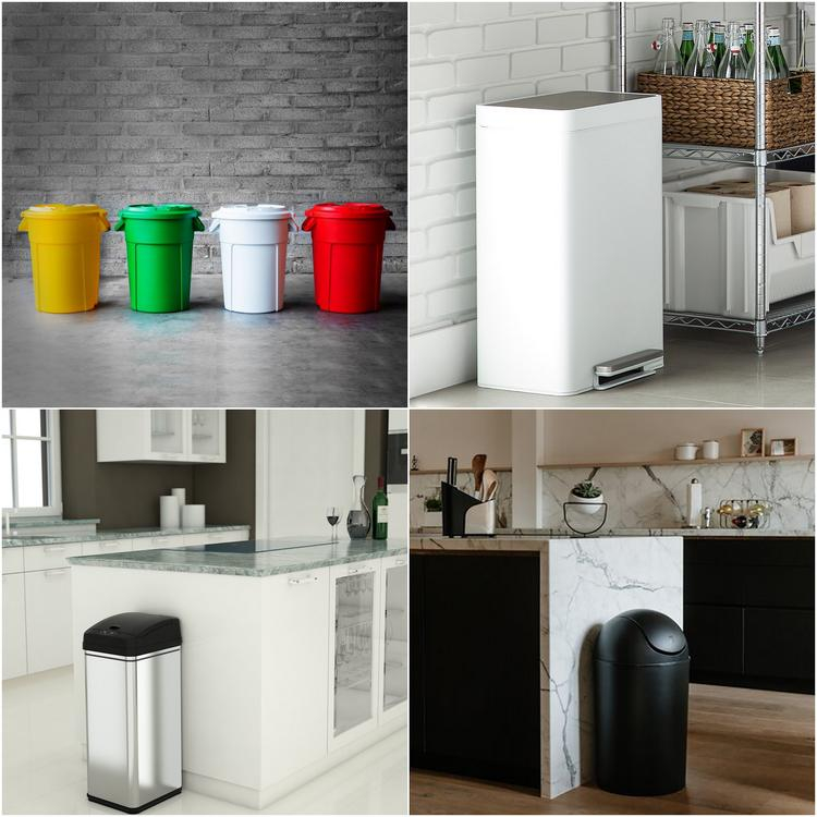 How To Choose A Practical And Functional Kitchen Trash Can? inside Streamlining Your Kitchen Routine The Practicality of Modern Trash Cans