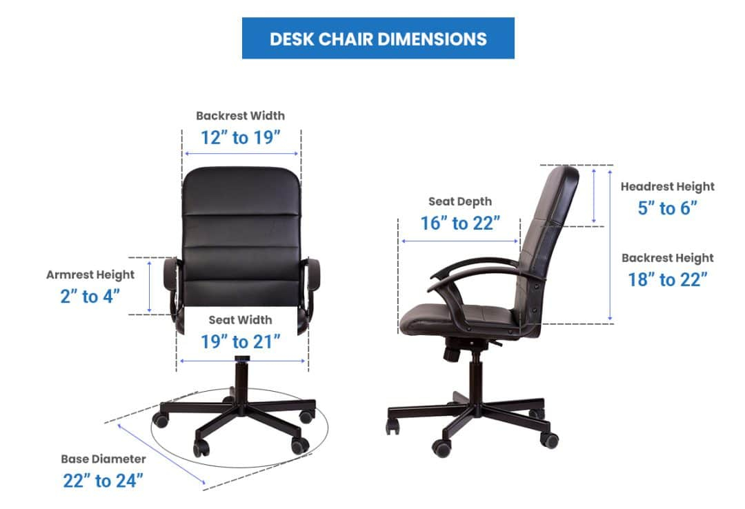 How To Choose Office Chair Dimensions: Size For Comfort in