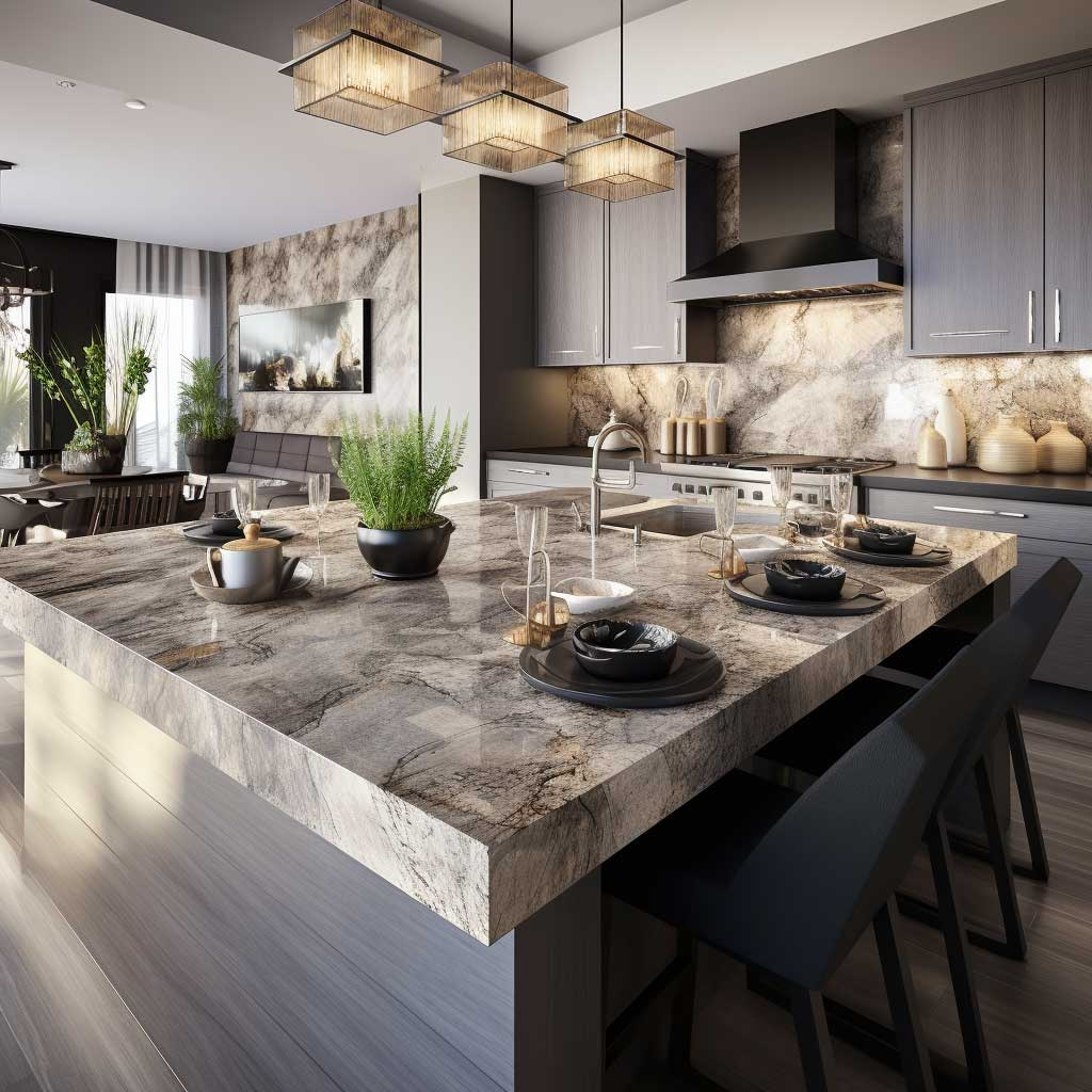 How To Choose The Perfect Granite For Your Modern Kitchen Design • 333 ... intended for