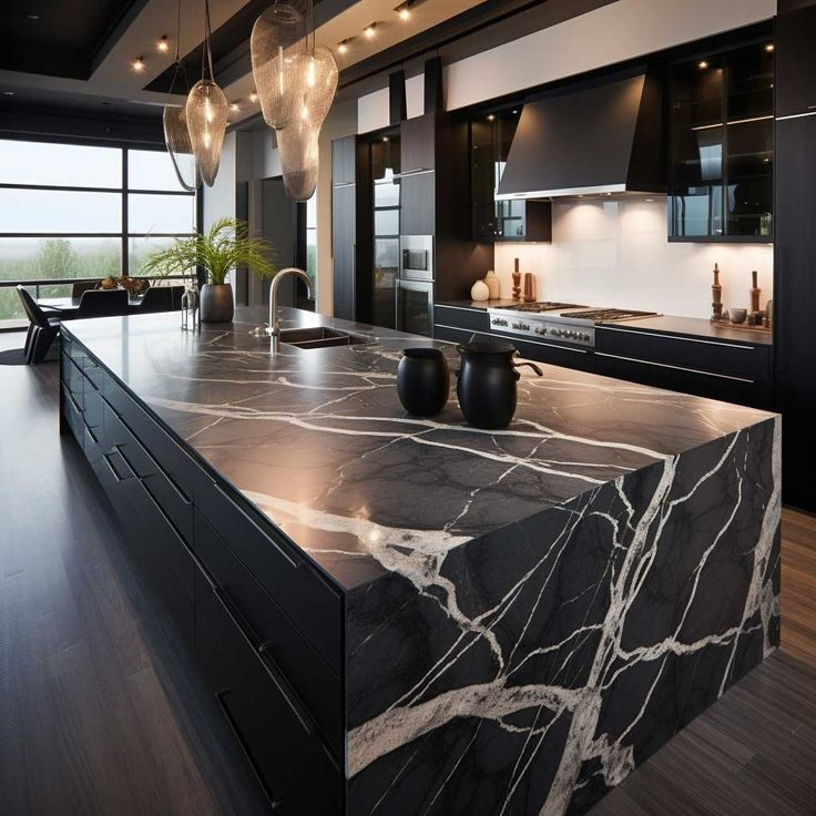 How To Choose The Perfect Granite For Your Modern Kitchen Design • 333K ... inside
