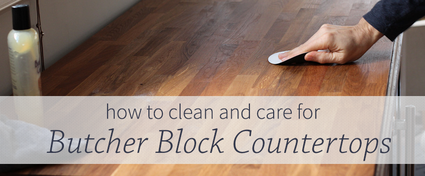 How To Clean And Care For Butcher Block Countertops | Butcher Block ... inside