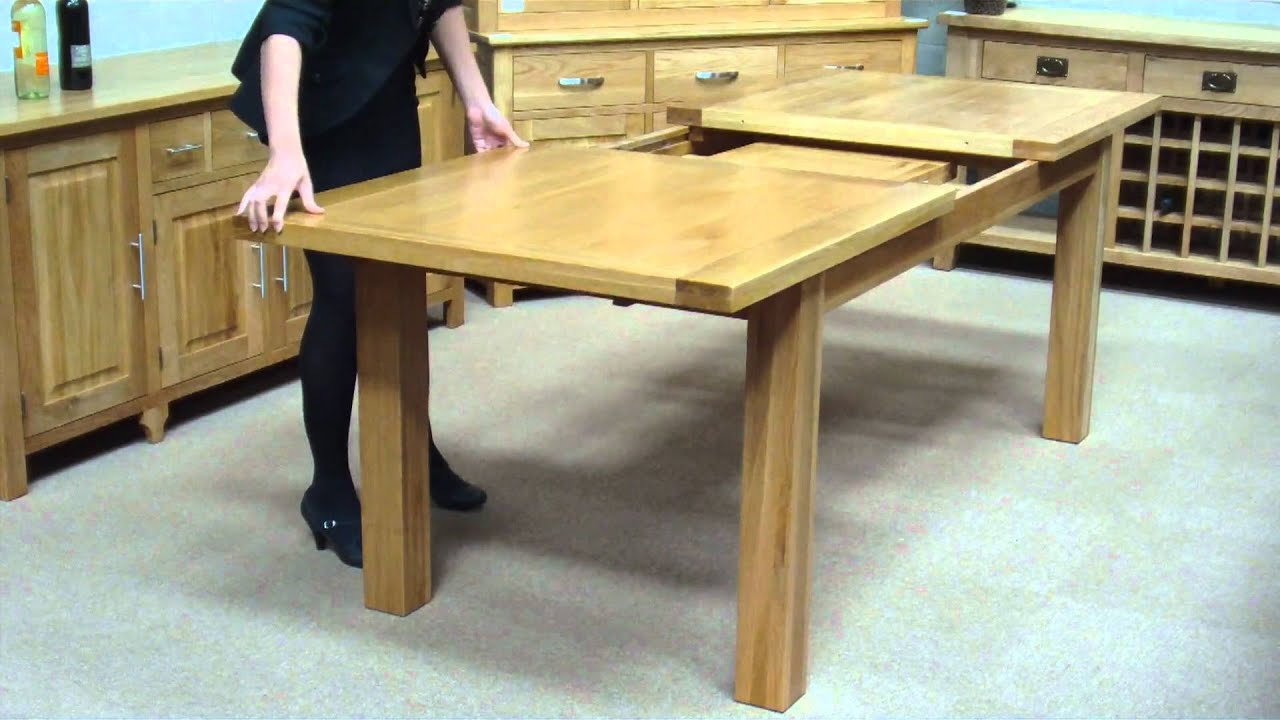 How To Extend A Middle Extension Table - Youtube in