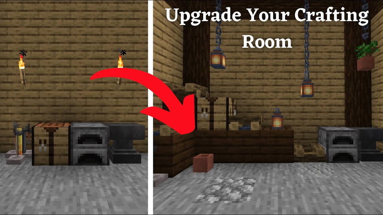 How To Improve Your Minecraft Crafting Room - Youtube pertaining to Crafting Your Gathering Place Building a Dining Room Table That Tells a Story