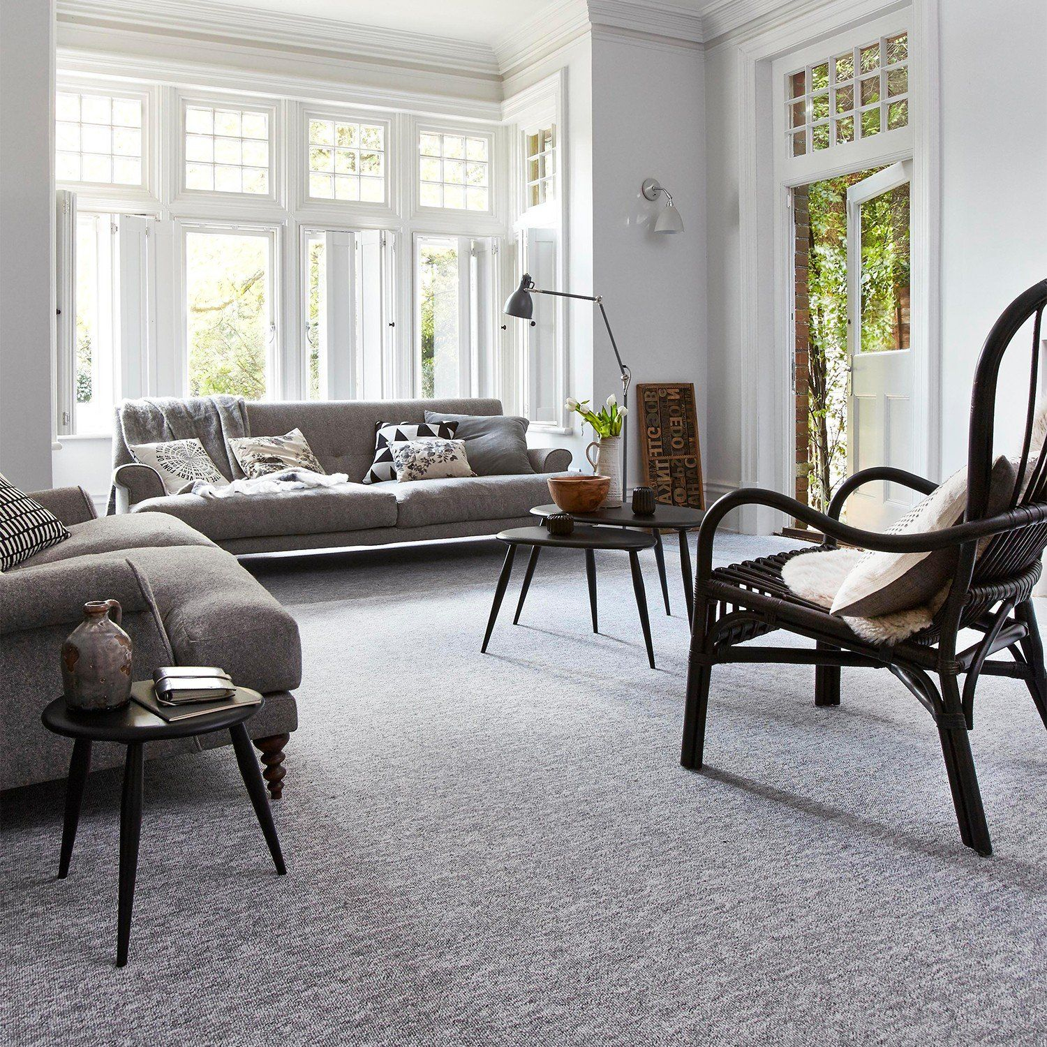 How To Make Your Living Room More Inviting | Carpetright | Grey Carpet ... inside Styling Your Living Room Around a Dark Grey Carpet A Comprehensive Guide
