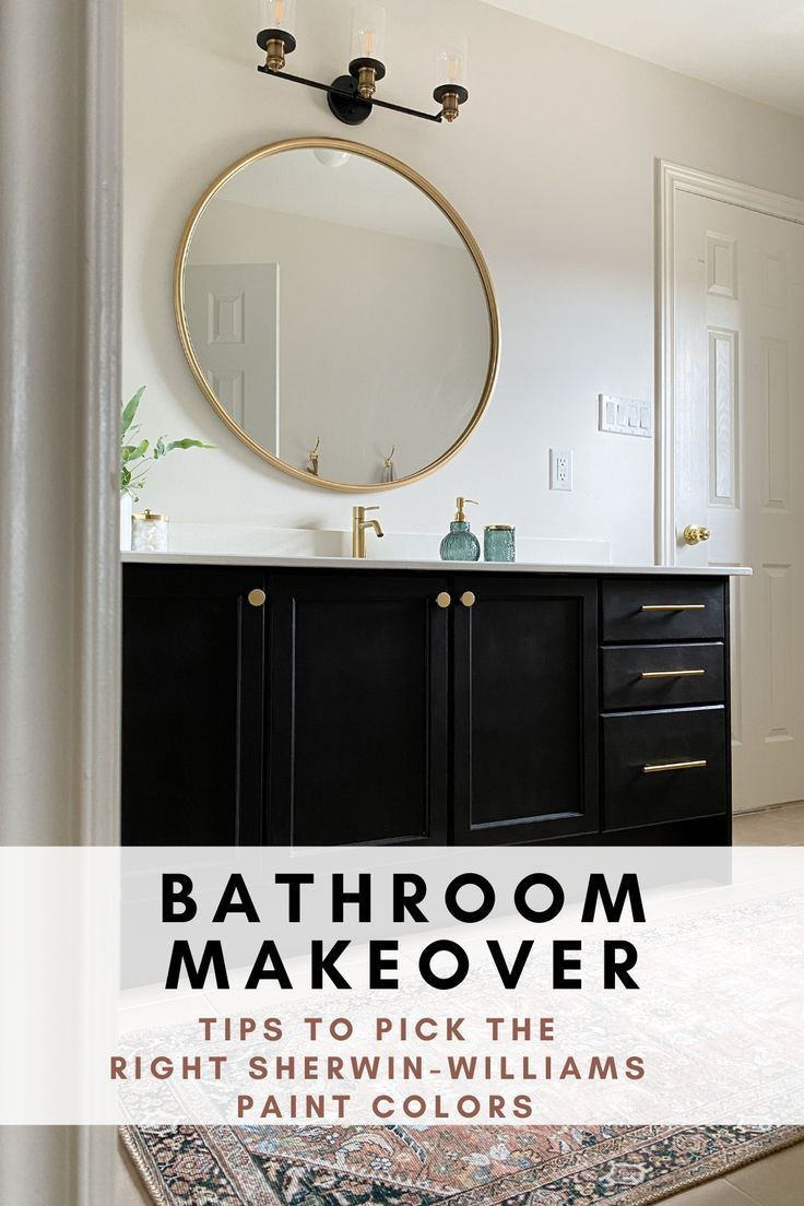 How To Pick The Perfect Bathroom Paint Colors With Sherwin-Williams In ... for Beyond White How to Select Bathroom Paint Colors for Impact