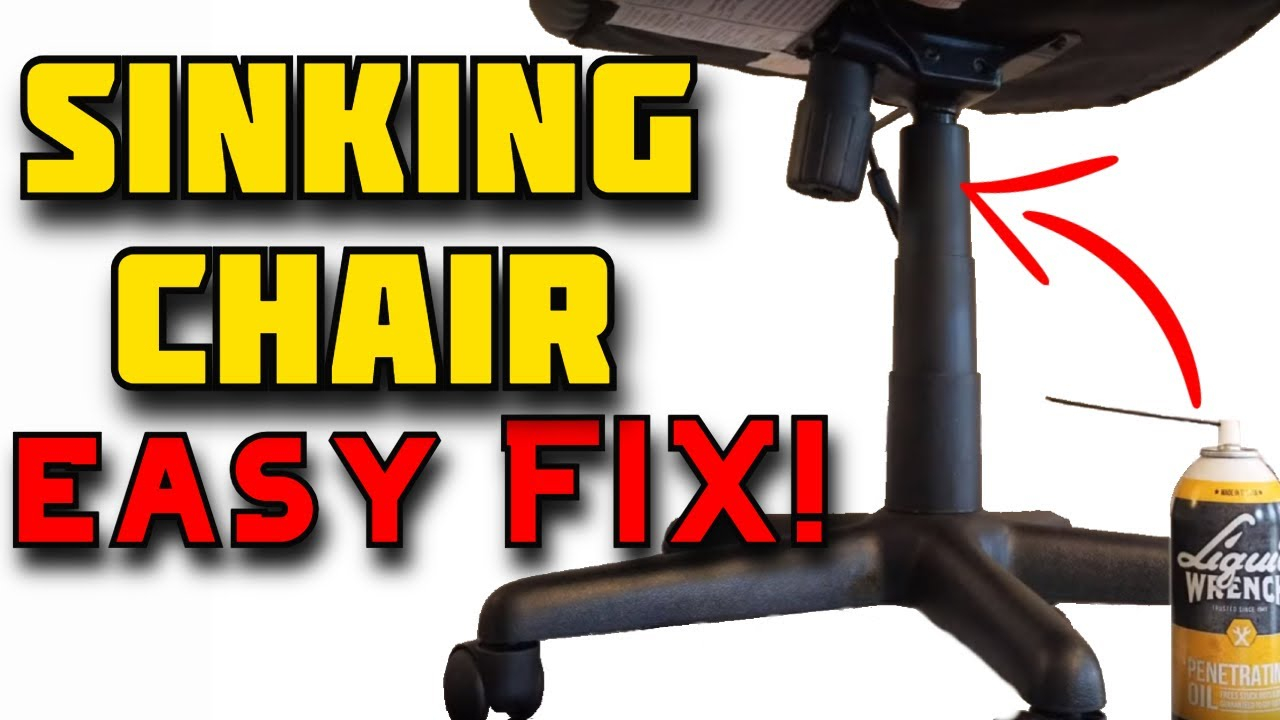 When Your Office Chair Sinks What to Know About Piston Failure